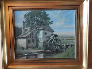 HENRIK POULSEN - ( 1927 - 1997 )- oliemaleri