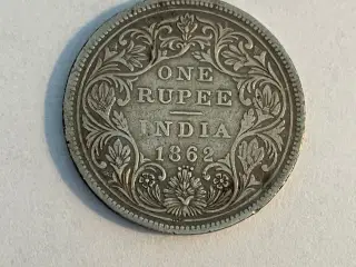 One Rupee India 1862