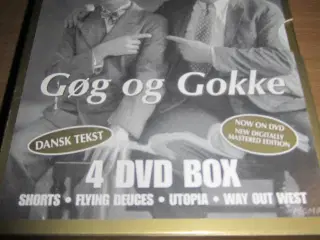 GØG OG GOKKE. 4 x Dvd BOKS.
