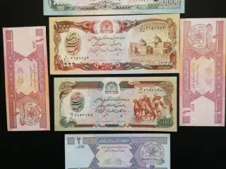 Ucirkulerede Afghanske sedler