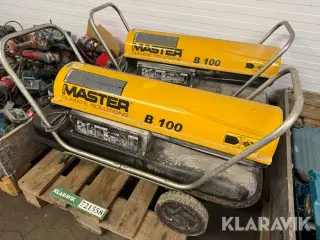 Lot - Diesel varmekanoner Master B100CED