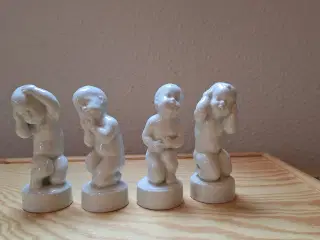 Porcelæn, B&G figurerne De fire piner