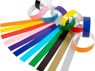 Farverige Guirlandestrimler - 2400 stk. i 13 farver