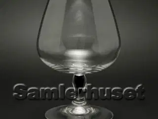 Blå Saphir Cognac glas. H:140 mm.