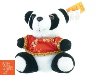 Panda i kinesisk tøj med sugekop (str. 17 cm)