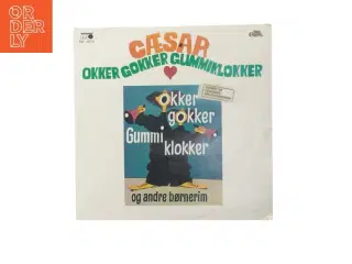 LP plade Cæsar Okker Gokker Gummiklokker fra Metronome