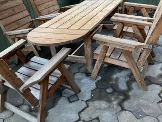 Havemøbler i træ