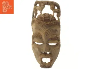 Håndlavet træmaske (str. 55 cm)