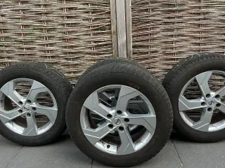 Vinterdæk , 4 stk med alufælge til Nissan qashqai
