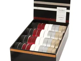 Kvalitets gavebånd 18 mm - 40 m, assorterede farver