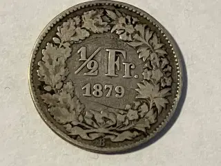 1/2 Franc Switzerland 1879