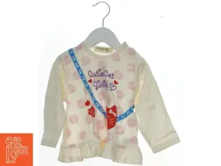 （Ny)Børnebluse med kattemotiv fra Croissance Bebe (str. 92)