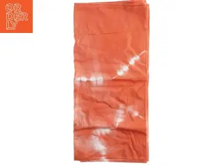 Orange batik mønstret dug (str. 120 x 134 cm)