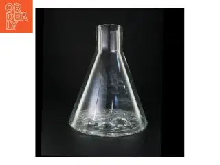 Glasvase med bobledesign (str. 37 x 29 cm)