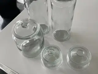 IKEA opbevaringsglas med låg