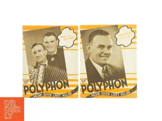 Vintage Polyphon musikplakater (str. 30 x 23 cm)