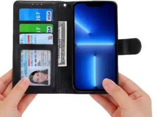 Graviera Læder Flip Cover til iPhone 14 Pro Max