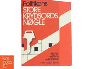 Politikens store krydsordsnøgle af Henriette Sonne (Bog)