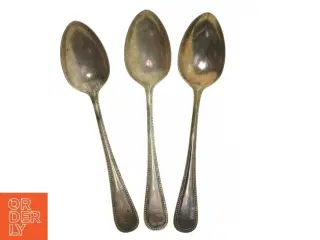 Tre vintage sølvskeer (str. 21 cm)