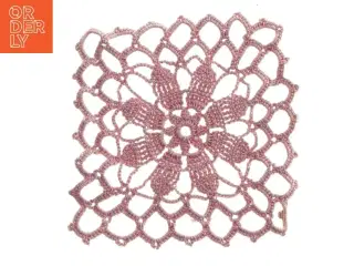 Hæklet serviet (str. 9,5 cm)