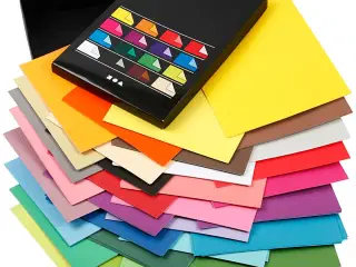 Color Bar Rivepapir, A4, ark 210x297 mm, 100 g, ass. farver, 16x10ark/ 1 pk.