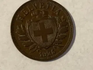 2 Rappen Switzerland 1925