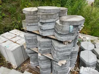 Knækfliser Beton/cement 5 paller