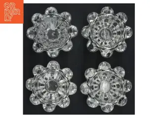 Glas fyrfadsstager (str. 5 cm)