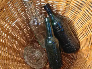 Markedskurv, pilefletskurv  picnickurv, opbevaring