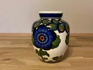  Aluminia vase blomstermotiv nr. 546-345