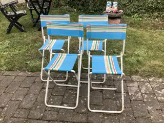 Retro klapstole 4 stk