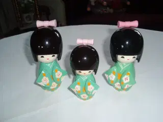Japanske træ figurer.