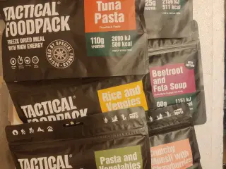 Tactical Foodpack frysetørret mad.