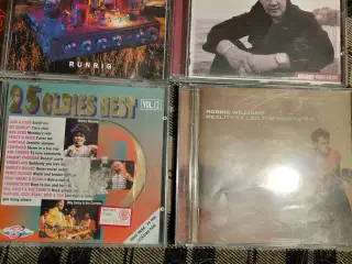 Billige cd'er er til salg 20 kr stk