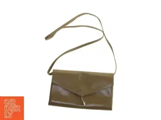 Brun skuldertaske (str. 26 x 15 cm)