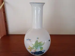 Blue garden porcelæn vase. 
