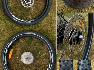 MTB hjulsæt 27,5 / hjul med dæk – Giant, 10 gear,