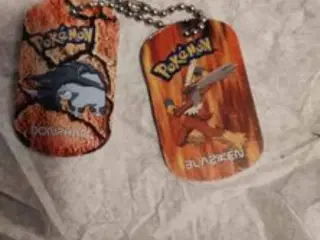 Pokemon metal tag