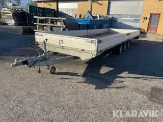 Platform Trailer Henra 35B 3 akslet