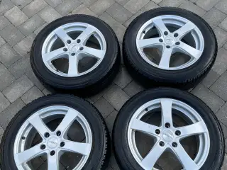 Alu fælge med vinterdæk 16 T 5x114,3