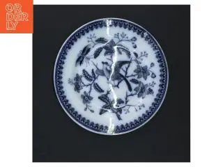 Tallerken med blå dekor fra Villeroy & Boch (str. Ø 16,5 cm)