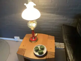 Petroleumslampe med el