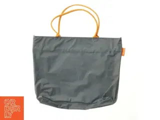 Grå taske med orange håndtag fra SiProMi (str. 37x31 cm)