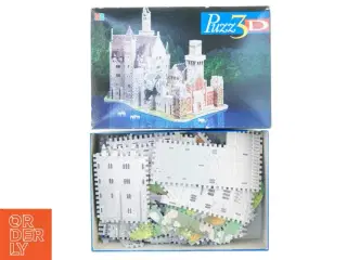 3D puslespil fra Mb (str. 45 x 30 x 11 cm)