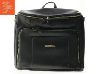 Sort skuldertaske fra Protealine (str. 38 x 35 cm)