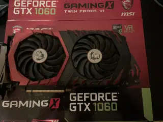 MSI GTX 1060 6 GB Gaming X Grafikkort
