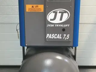 Pascal Skruekompressor 7,5kw på 270L Beholder