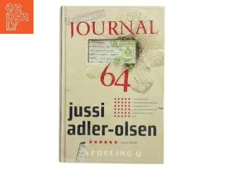 Journal 64. 4 af Jussi Adler-Olsen (Bog)