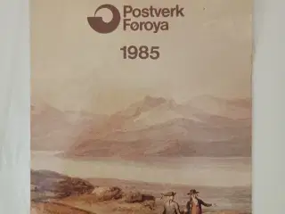 Færøerne frimærker mappe 1985.