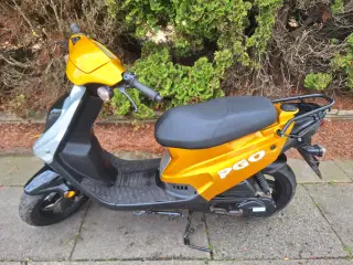 Pgo hot 50 fra 2002 så ingen nr. plade